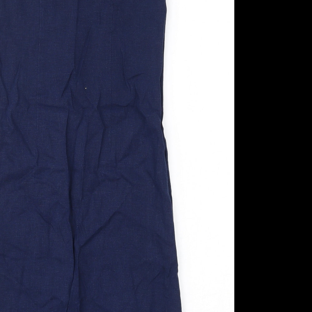 Marks and Spencer Womens Blue   A-Line  Size 8