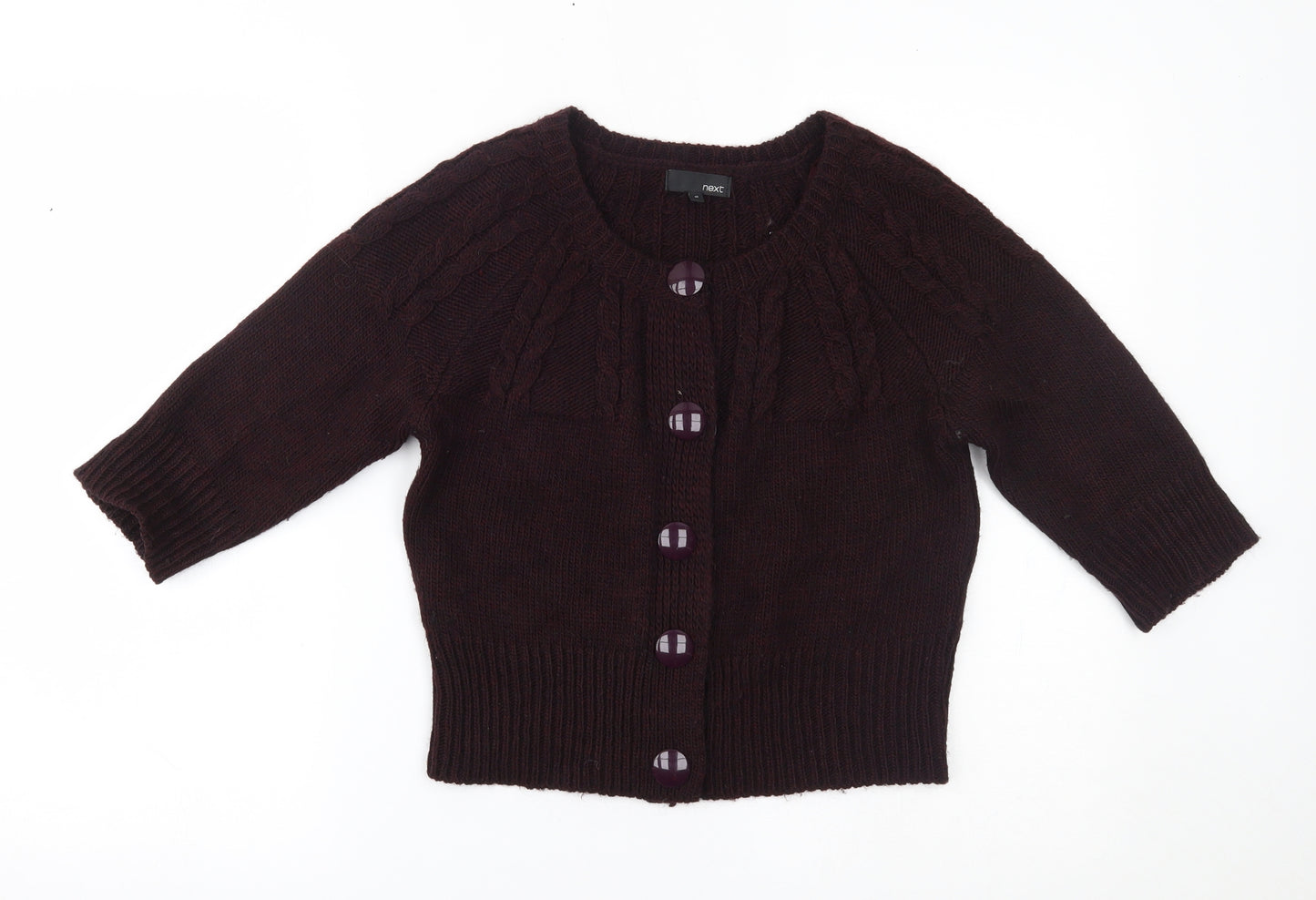 NEXT Womens Purple   Cardigan Jumper Size 10