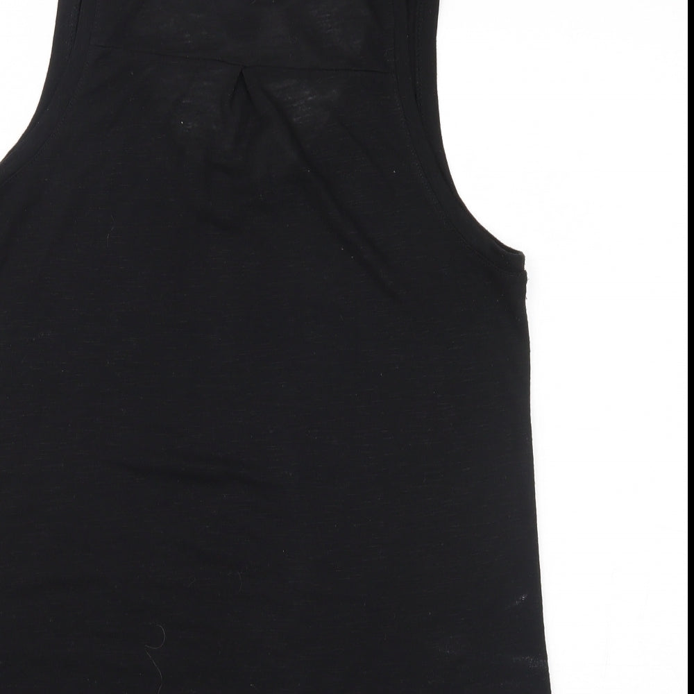 Primark Womens Black   Basic Tank Size 14