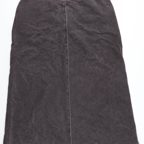 M&S Womens Grey   A-Line Skirt Size 16