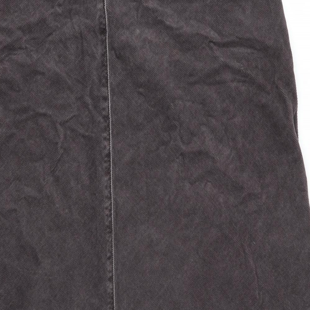 M&S Womens Grey   A-Line Skirt Size 16