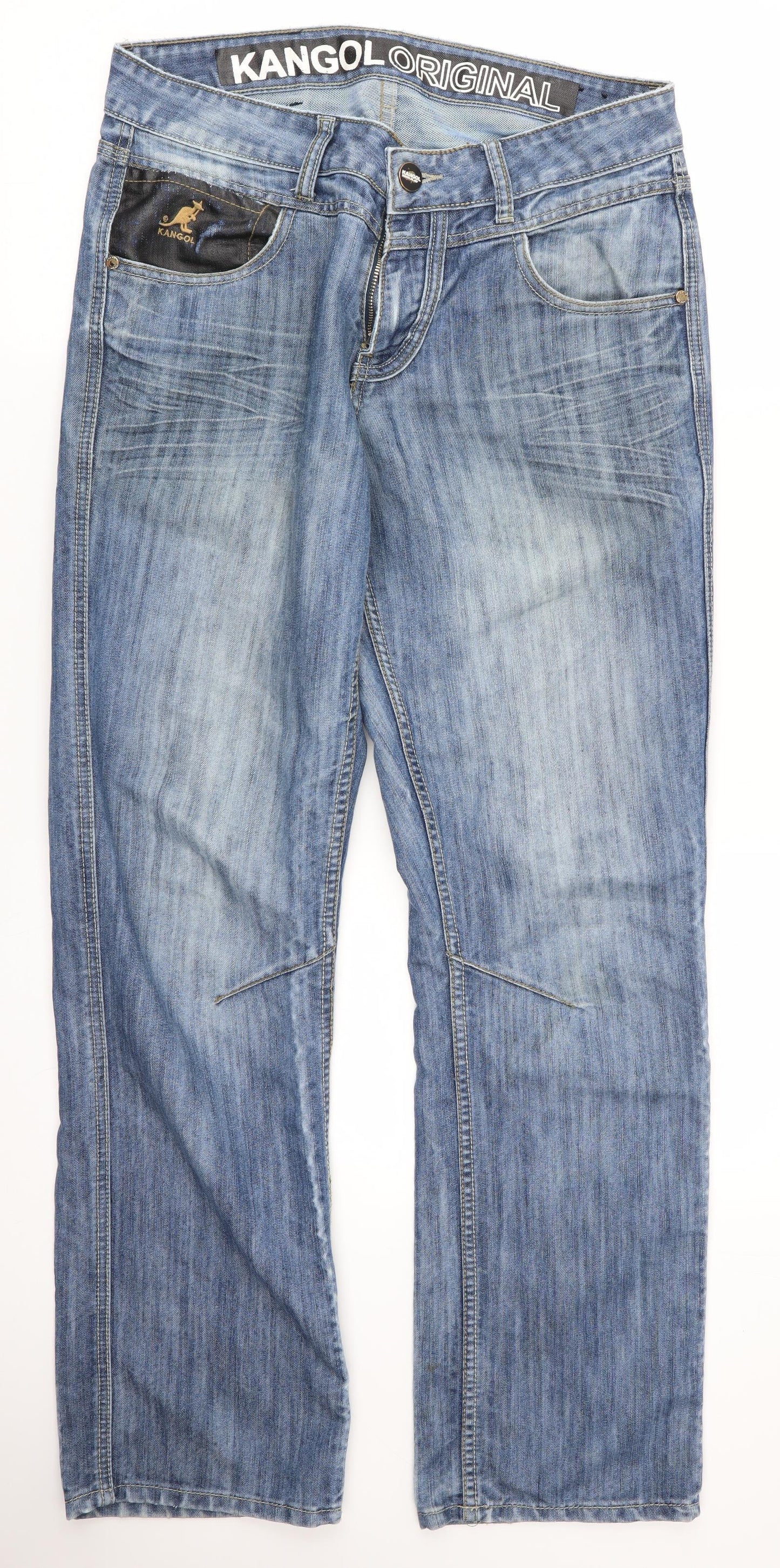 Kangol Mens Blue   Straight Jeans Size 30 in L31 in