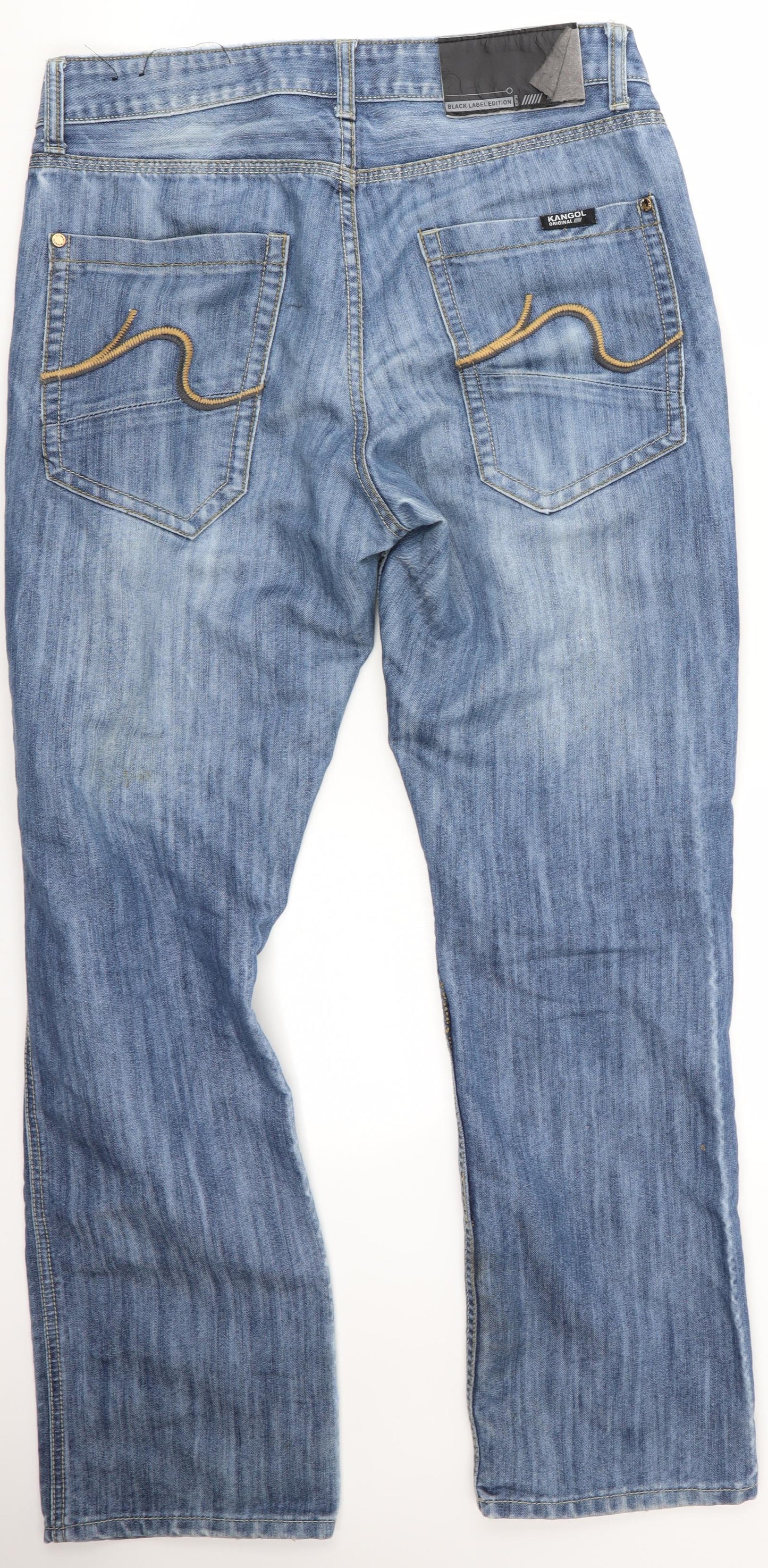 Kangol Mens Blue   Straight Jeans Size 30 in L31 in