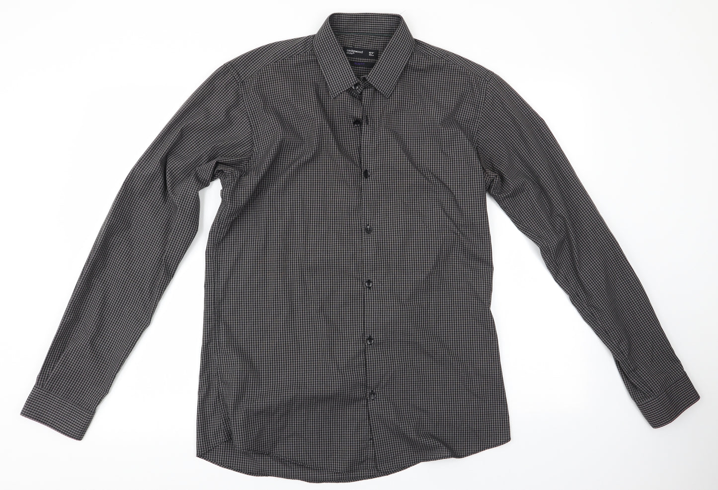 Primark Mens Grey    Dress Shirt Size 15.5