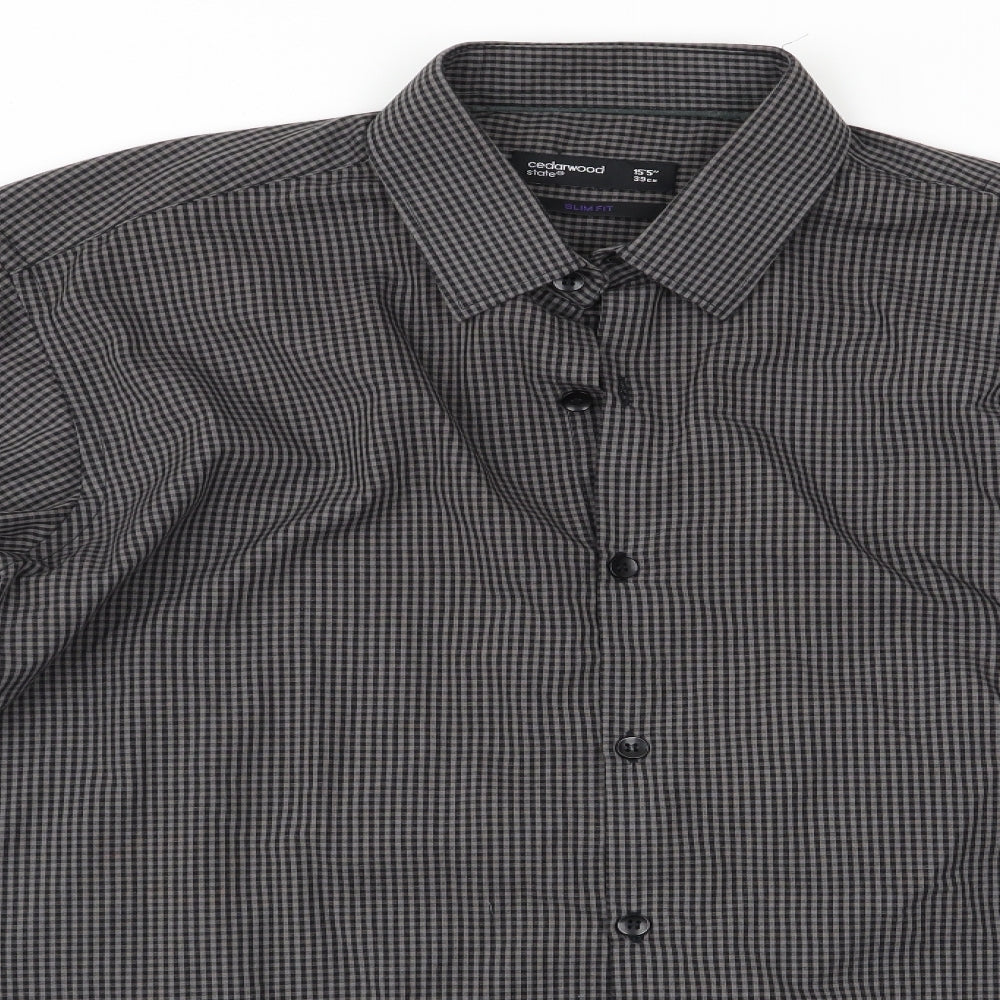 Primark Mens Grey    Dress Shirt Size 15.5