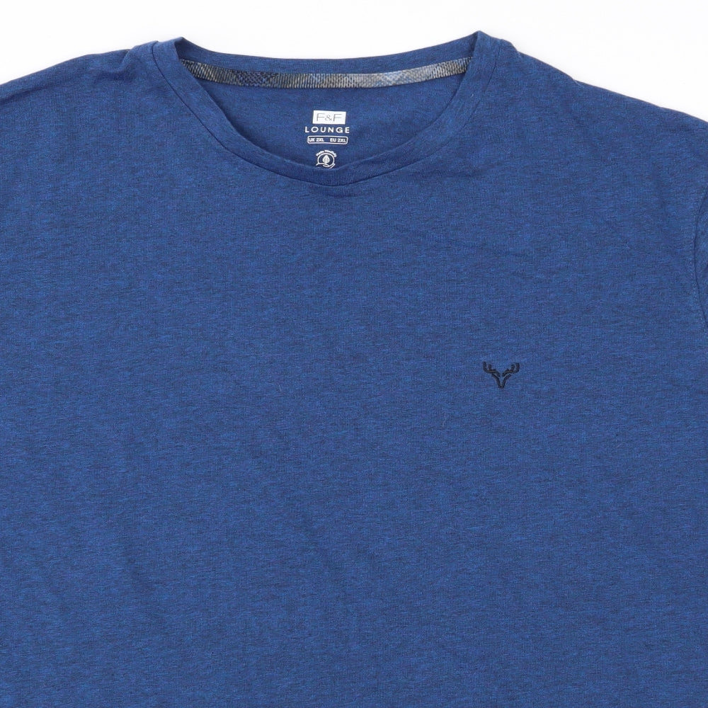 F&F Mens Blue    T-Shirt Size 2XL
