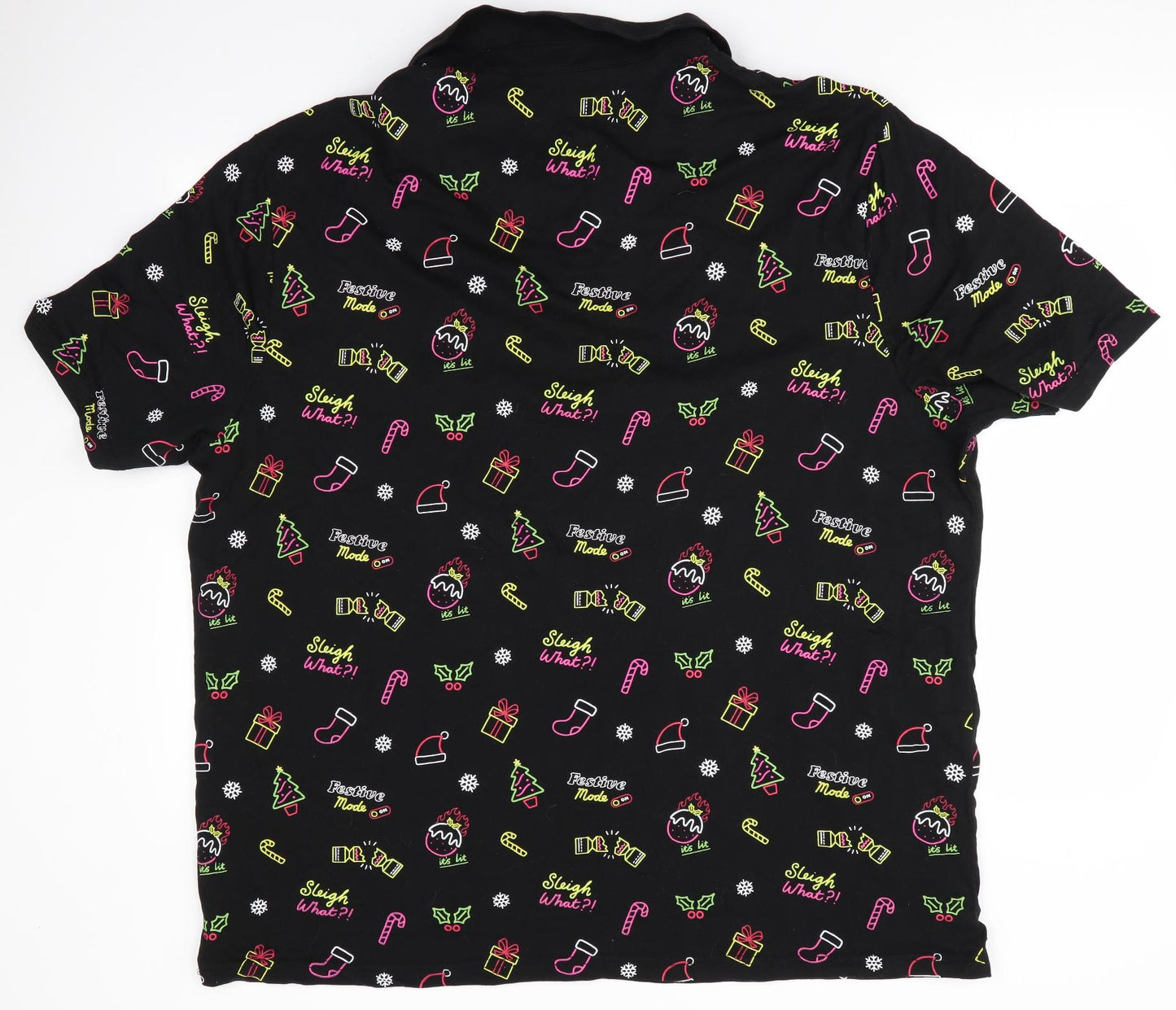 George Mens Multicoloured    Polo Size 4XL  - Christmas