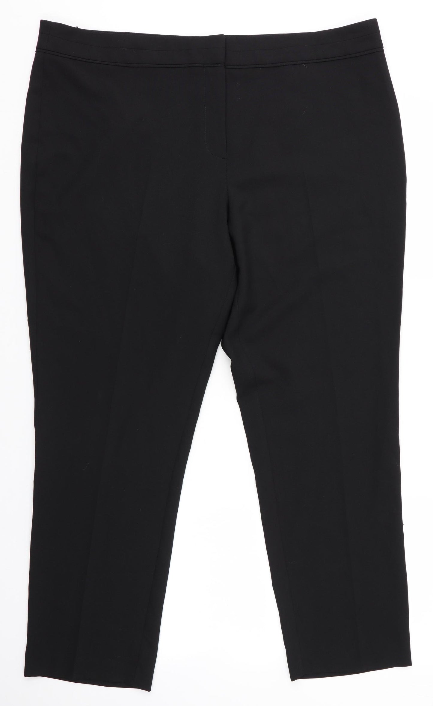 F&F Womens Black   Dress Pants Trousers Size 18 L27 in