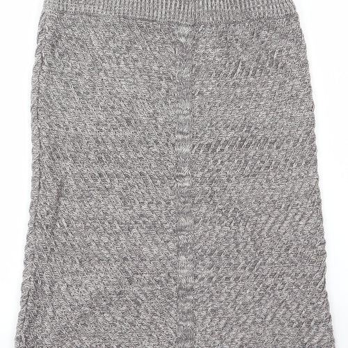 Bellfield Womens Grey   A-Line Skirt Size XS