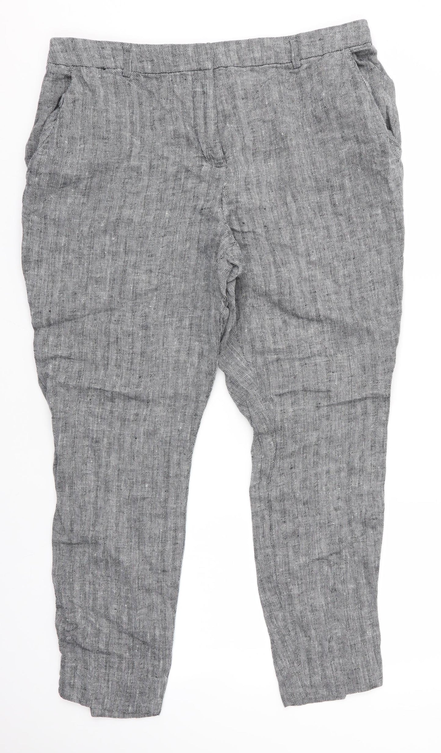 TU Womens Grey   Dress Pants Trousers Size 16 L28 in