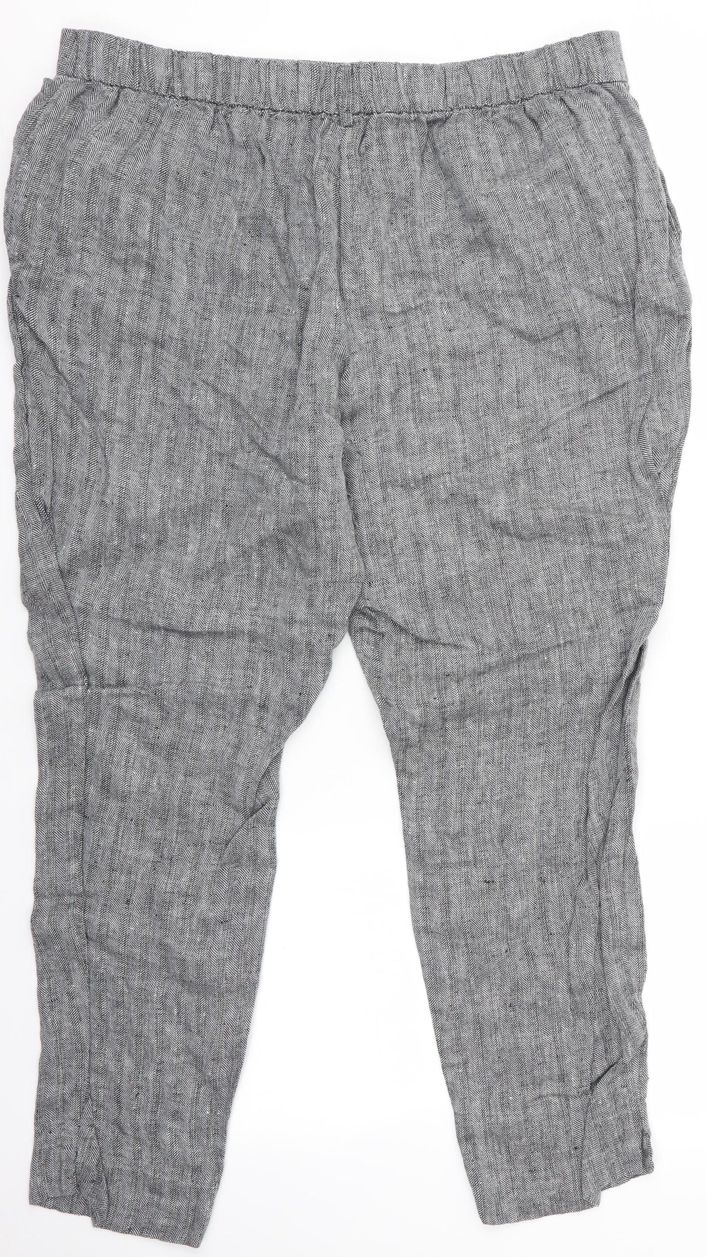 TU Womens Grey   Dress Pants Trousers Size 16 L28 in