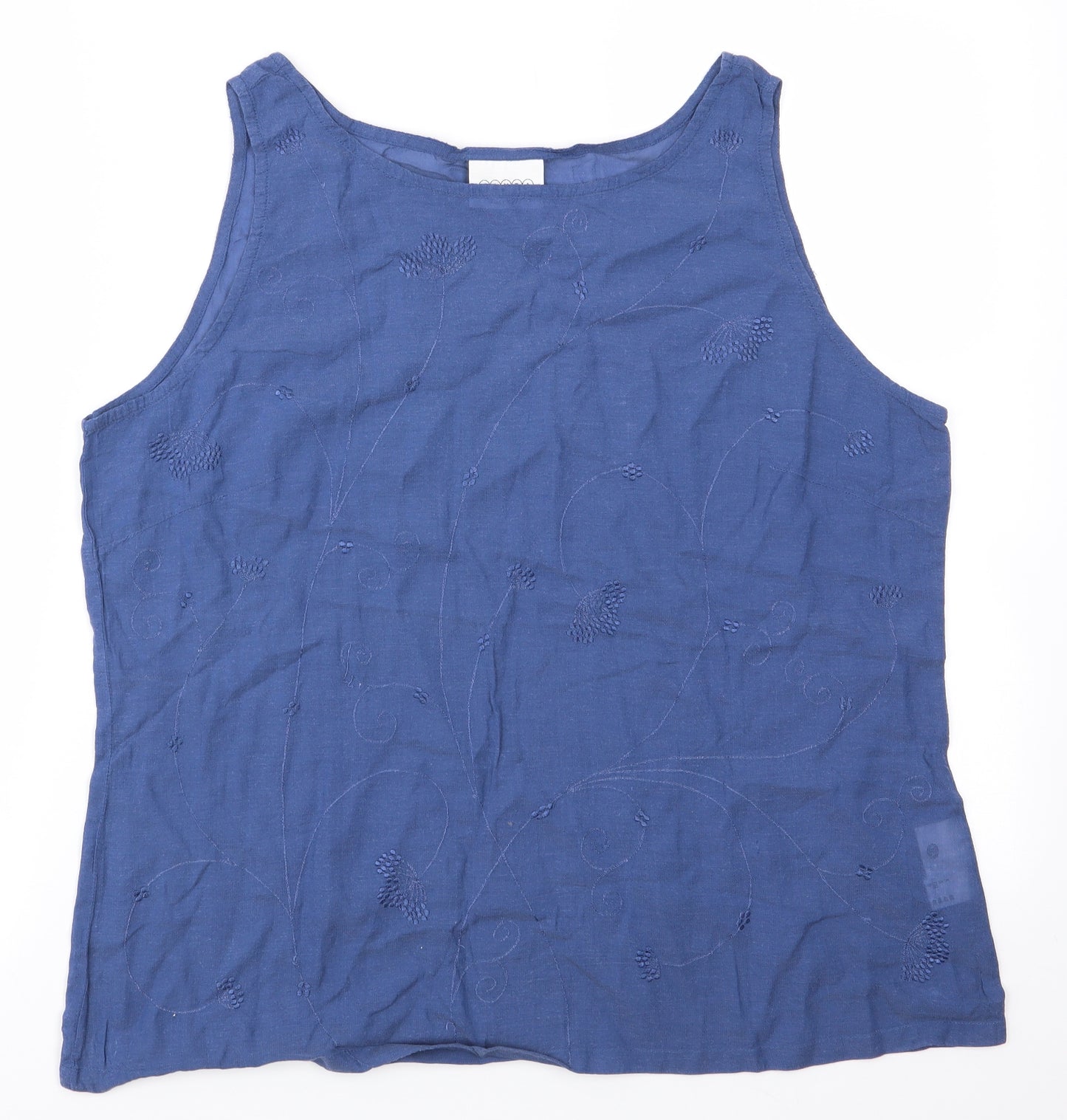 Canada Womens Blue   Basic Blouse Size 20