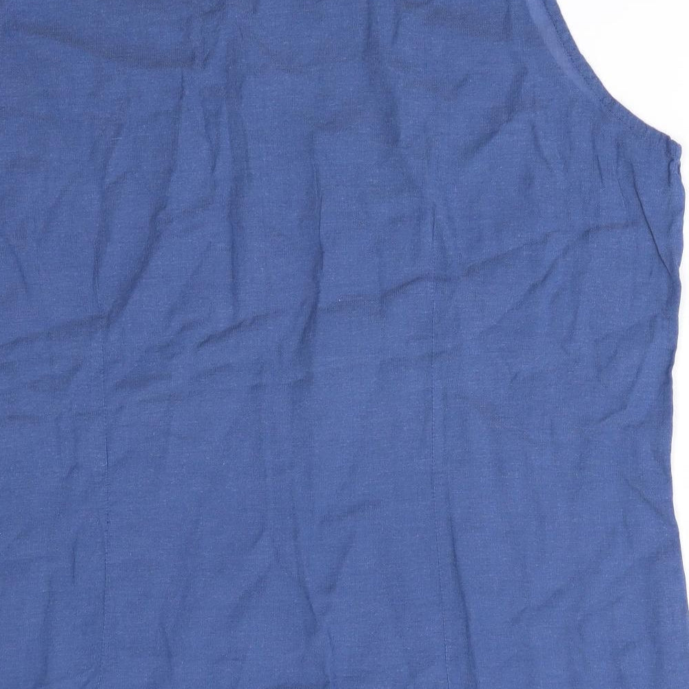 Canada Womens Blue   Basic Blouse Size 20