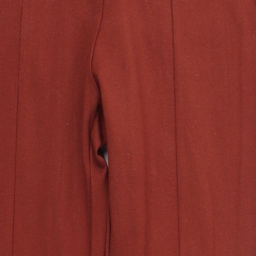 M&S Womens Brown   Dress Pants Trousers Size 12 L25 in