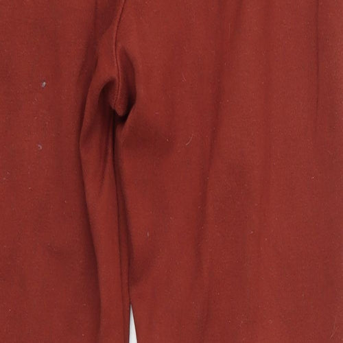 M&S Womens Brown   Dress Pants Trousers Size 12 L25 in