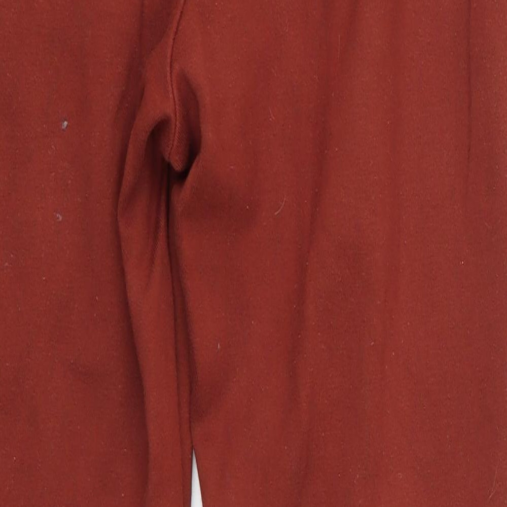 M&S Womens Brown   Dress Pants Trousers Size 12 L25 in
