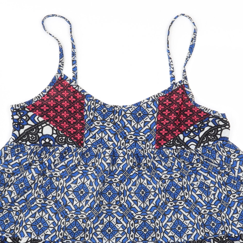 Topshop Womens Multicoloured   Basic Blouse Size 8