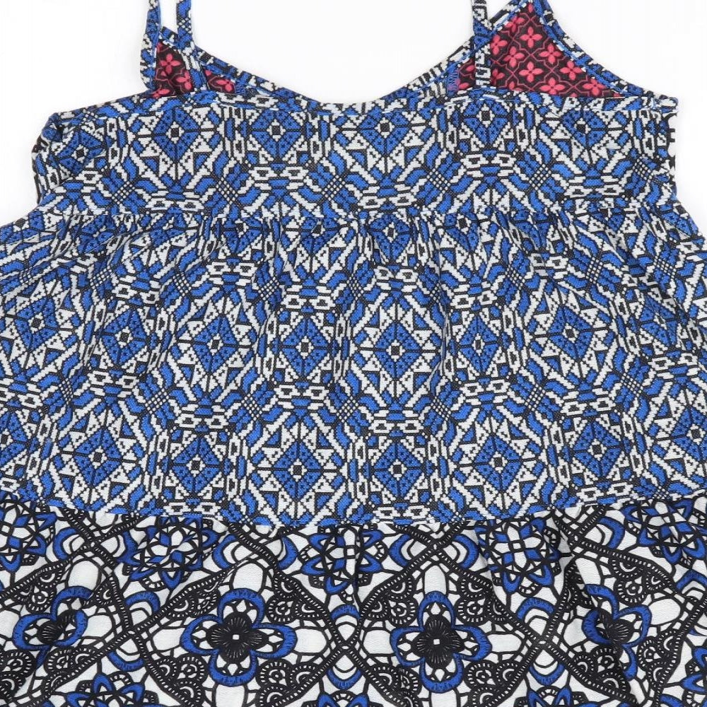 Topshop Womens Multicoloured   Basic Blouse Size 8