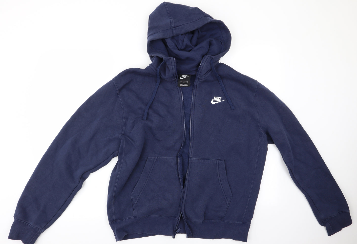 Nike Mens Blue   Full Zip Hoodie Size M