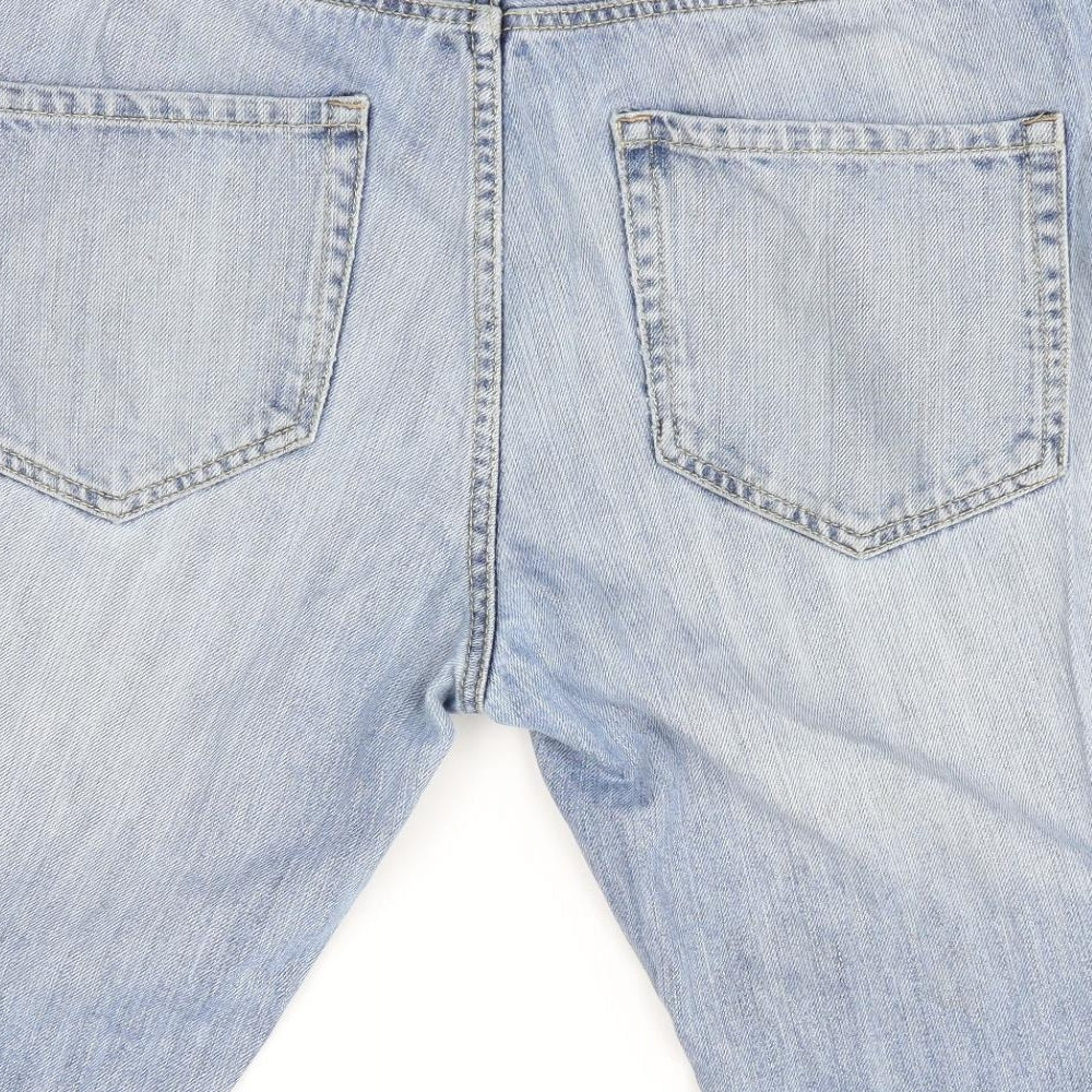 TU Mens Blue   Chino Shorts Size 34 in