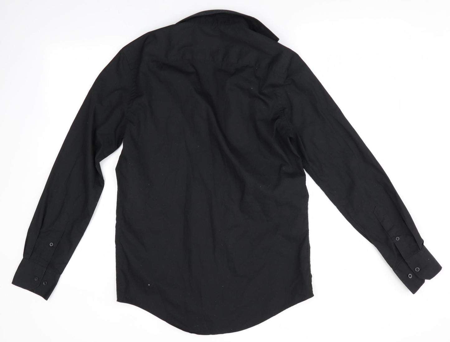 TU Mens Black    Dress Shirt Size 14