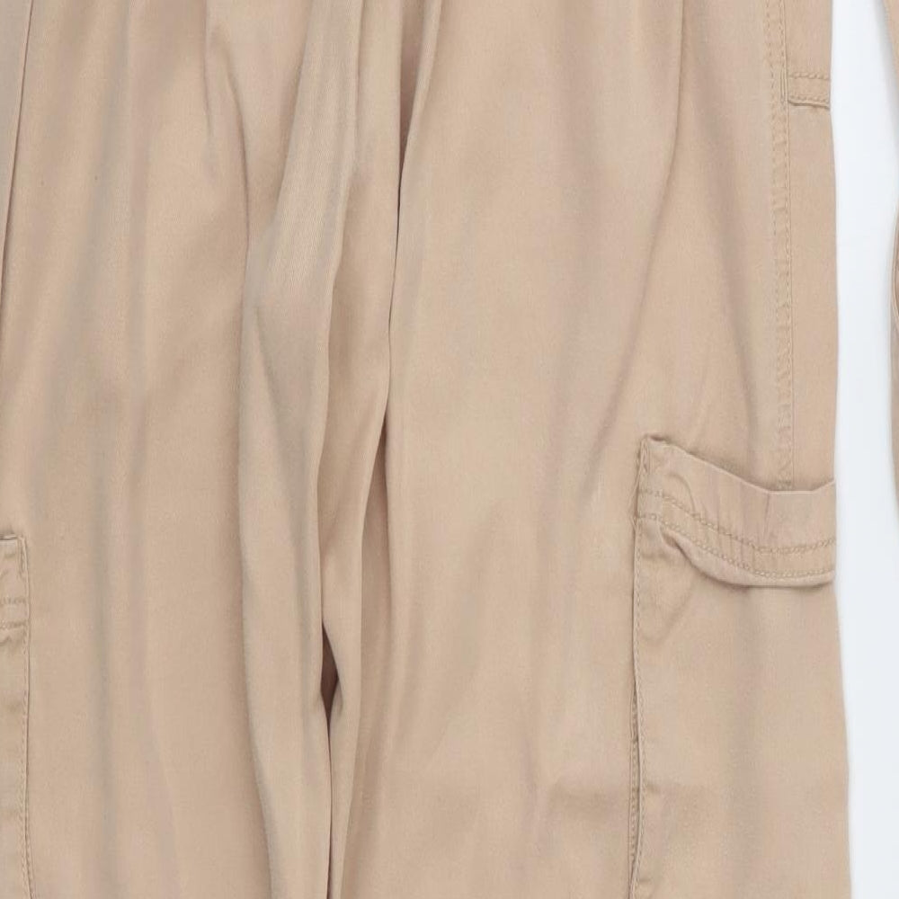 George Girls Beige   Cargo Trousers Size 11-12 Years
