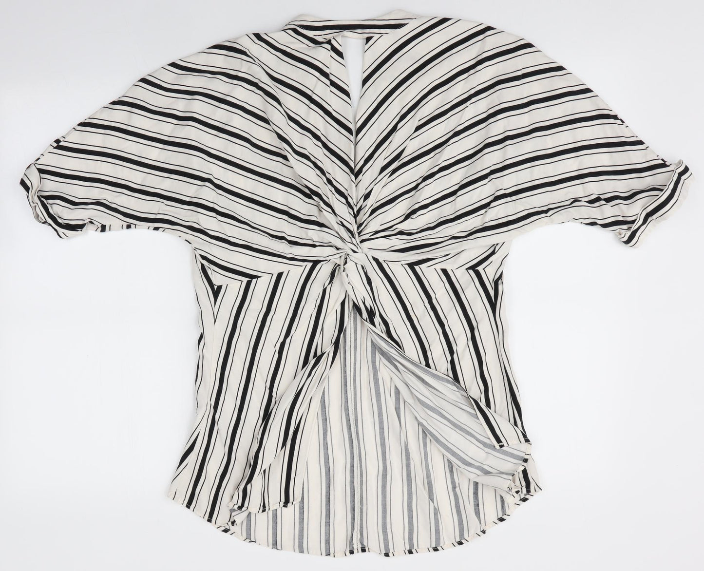 River Island Womens Multicoloured Striped  Basic Blouse Size 10