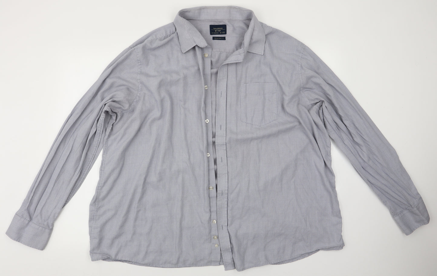 F&F Mens Blue    Dress Shirt Size 19