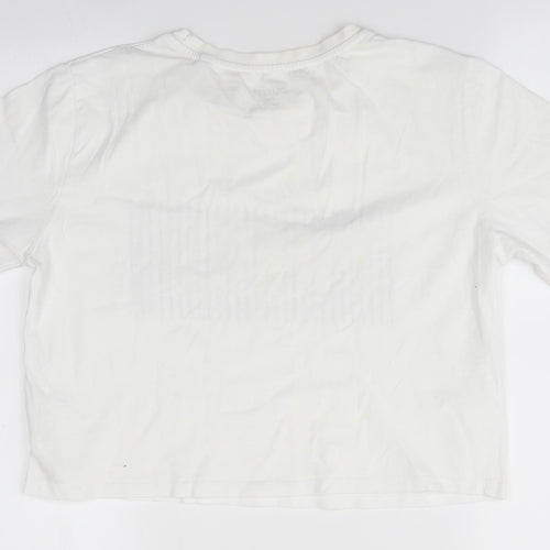 Outfit Girls White   Basic T-Shirt Size 12 Years