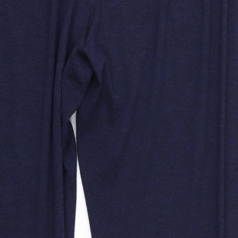 Preworn Womens Blue Solid   Pyjama Pants Size L