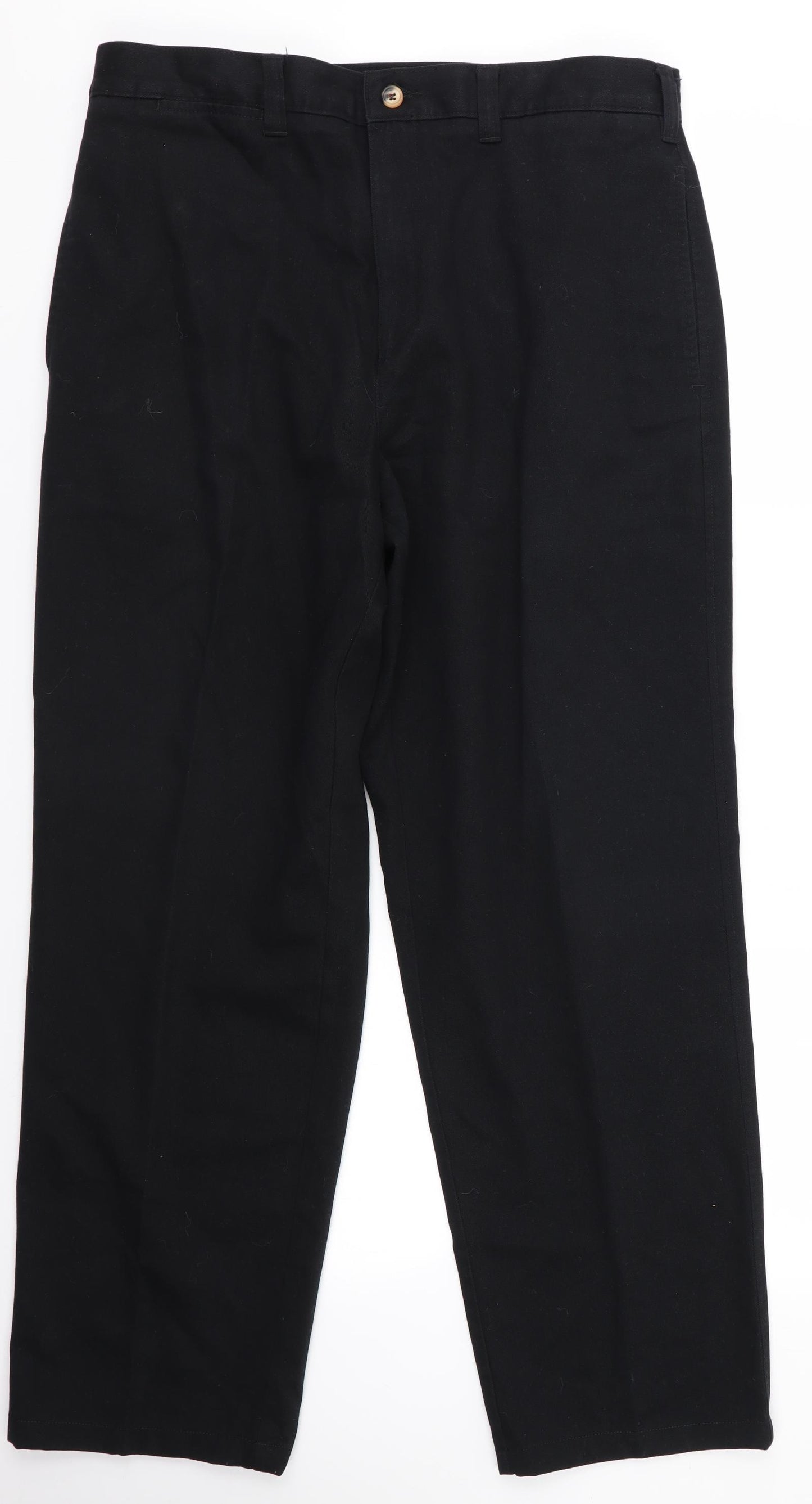 Armando Mens Black   Dress Pants Trousers Size 34 in L30 in