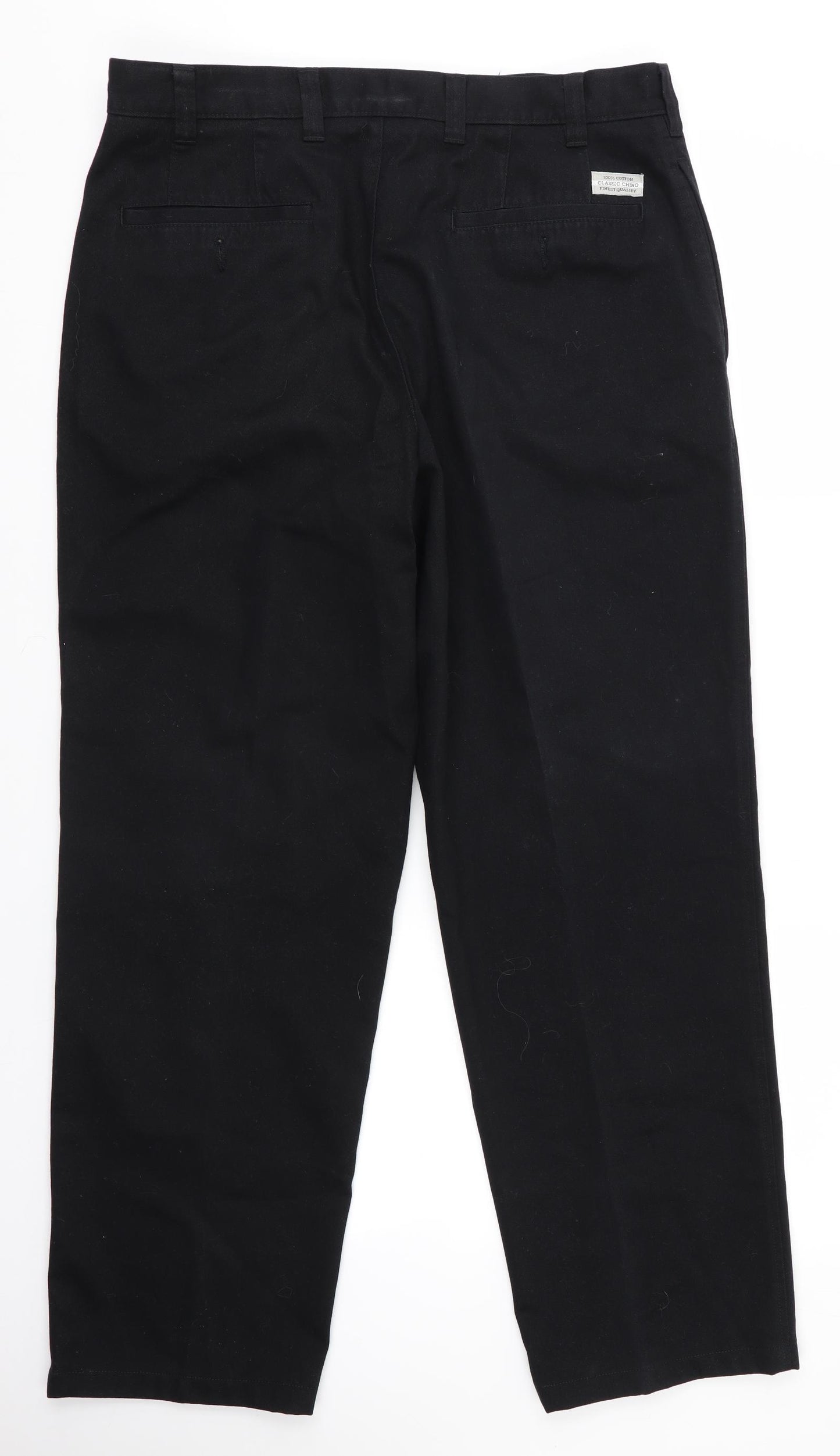 Armando Mens Black   Dress Pants Trousers Size 34 in L30 in