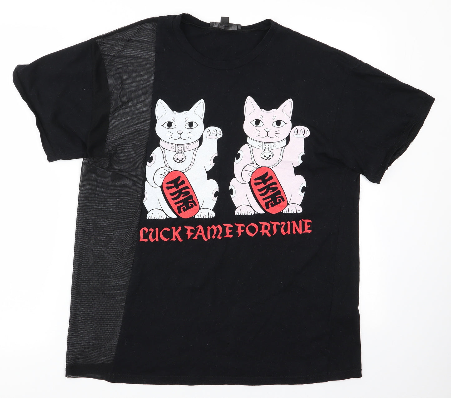 Missguided Mens Black    T-Shirt Size S