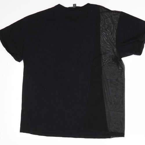 Missguided Mens Black    T-Shirt Size S