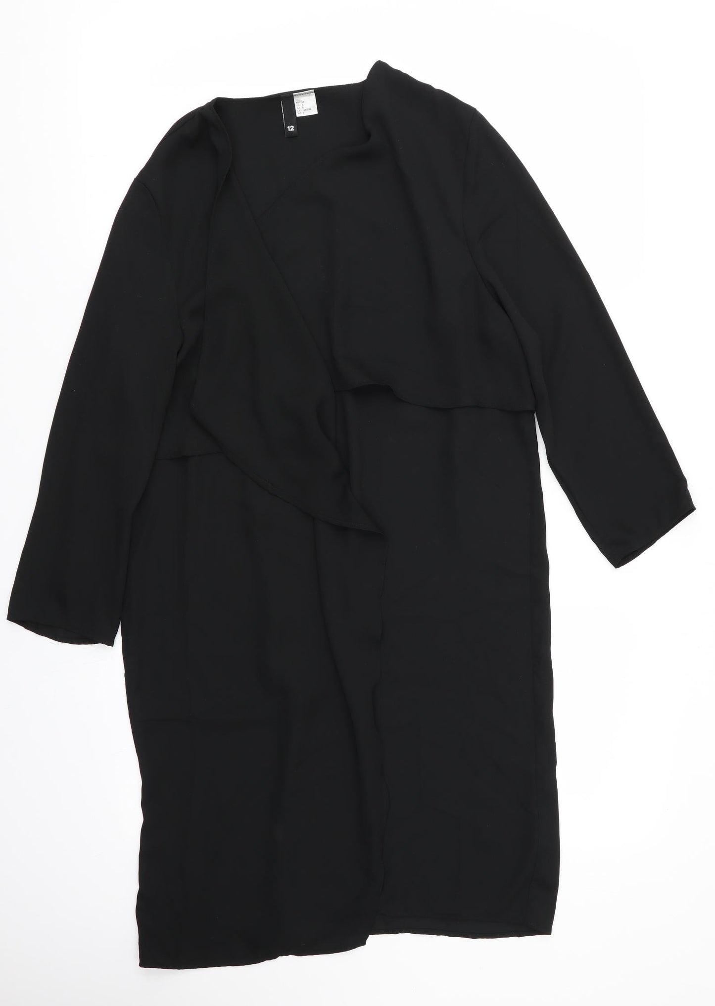 H&M Womens Black   Cardigan Jumper Size 14