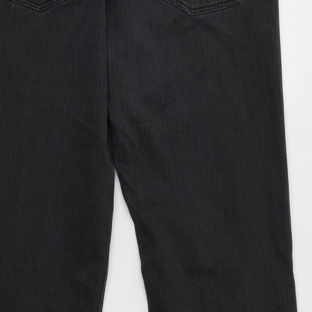 Preworn Mens Grey  Denim Bootcut Jeans Size 38 L32 in