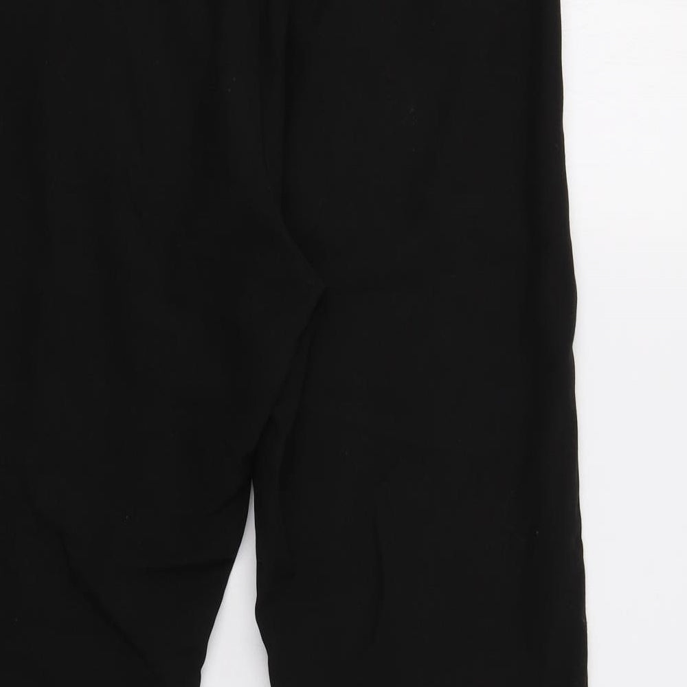 IMAGES Womens Black   Trousers  Size 10 L28 in