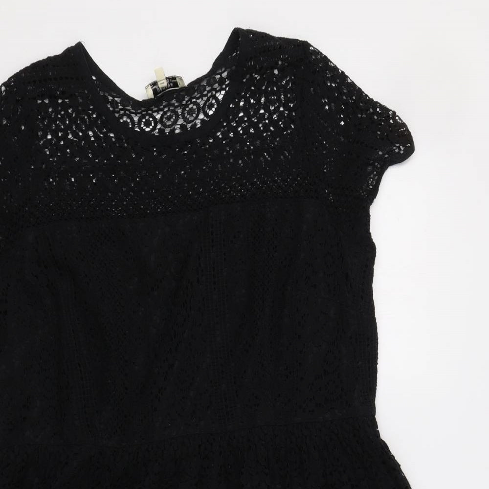 Papaya Womens Black   Fit & Flare  Size 18