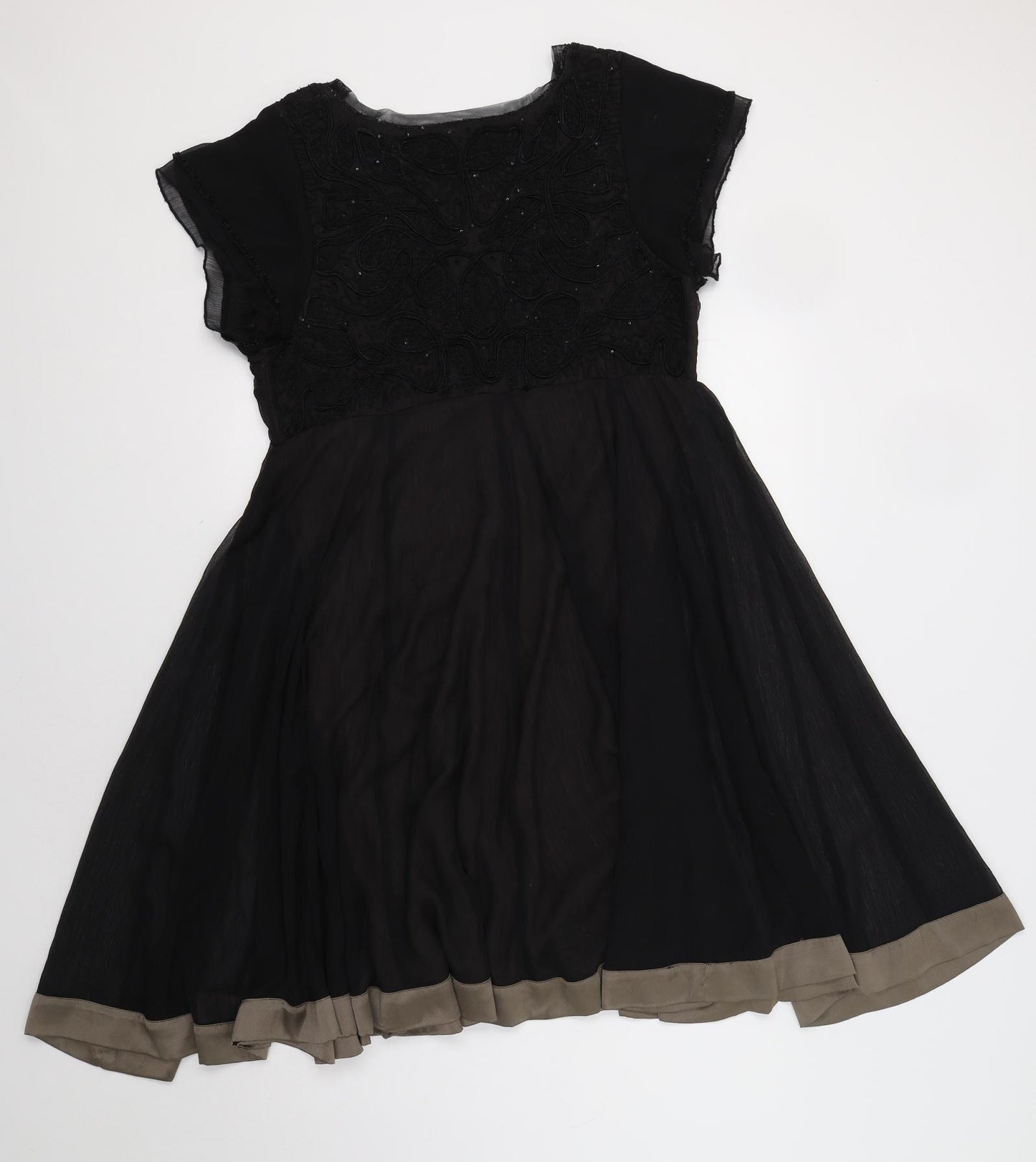 mamas & papas Womens Black   Fit & Flare  Size 16