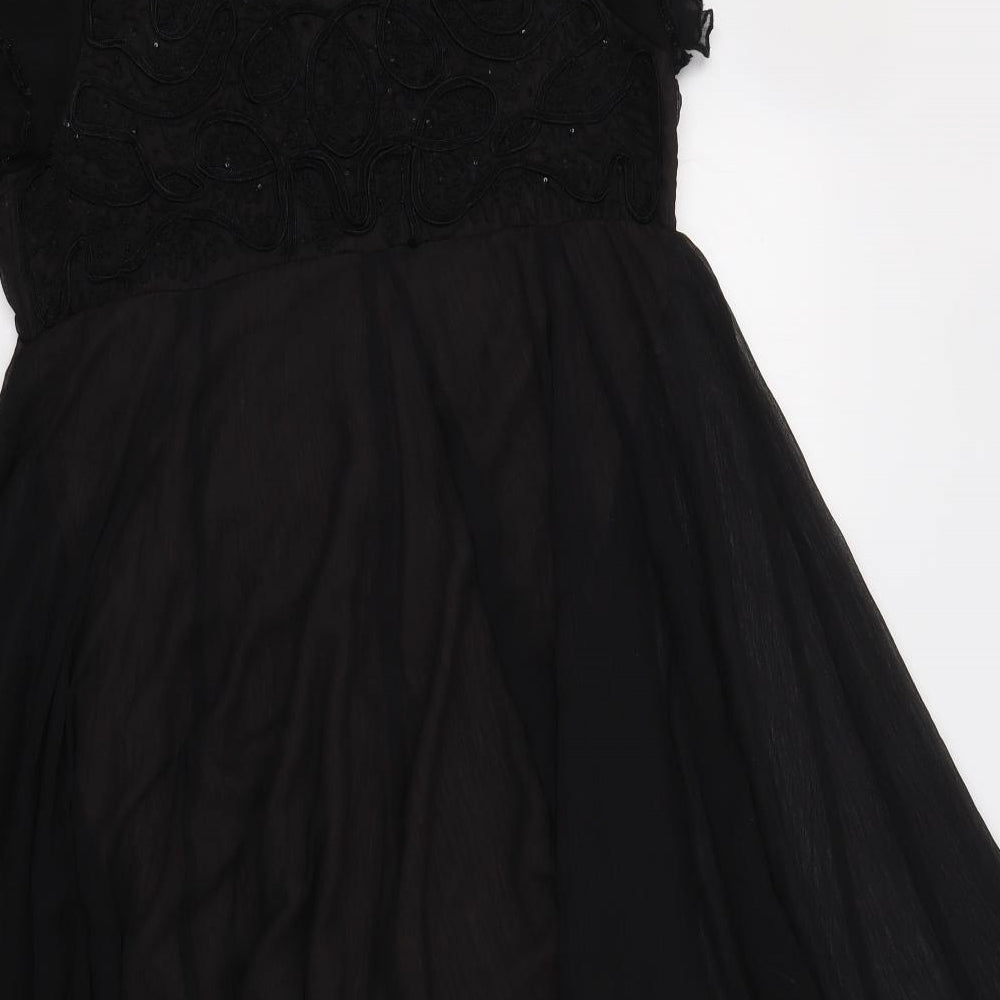 mamas & papas Womens Black   Fit & Flare  Size 16