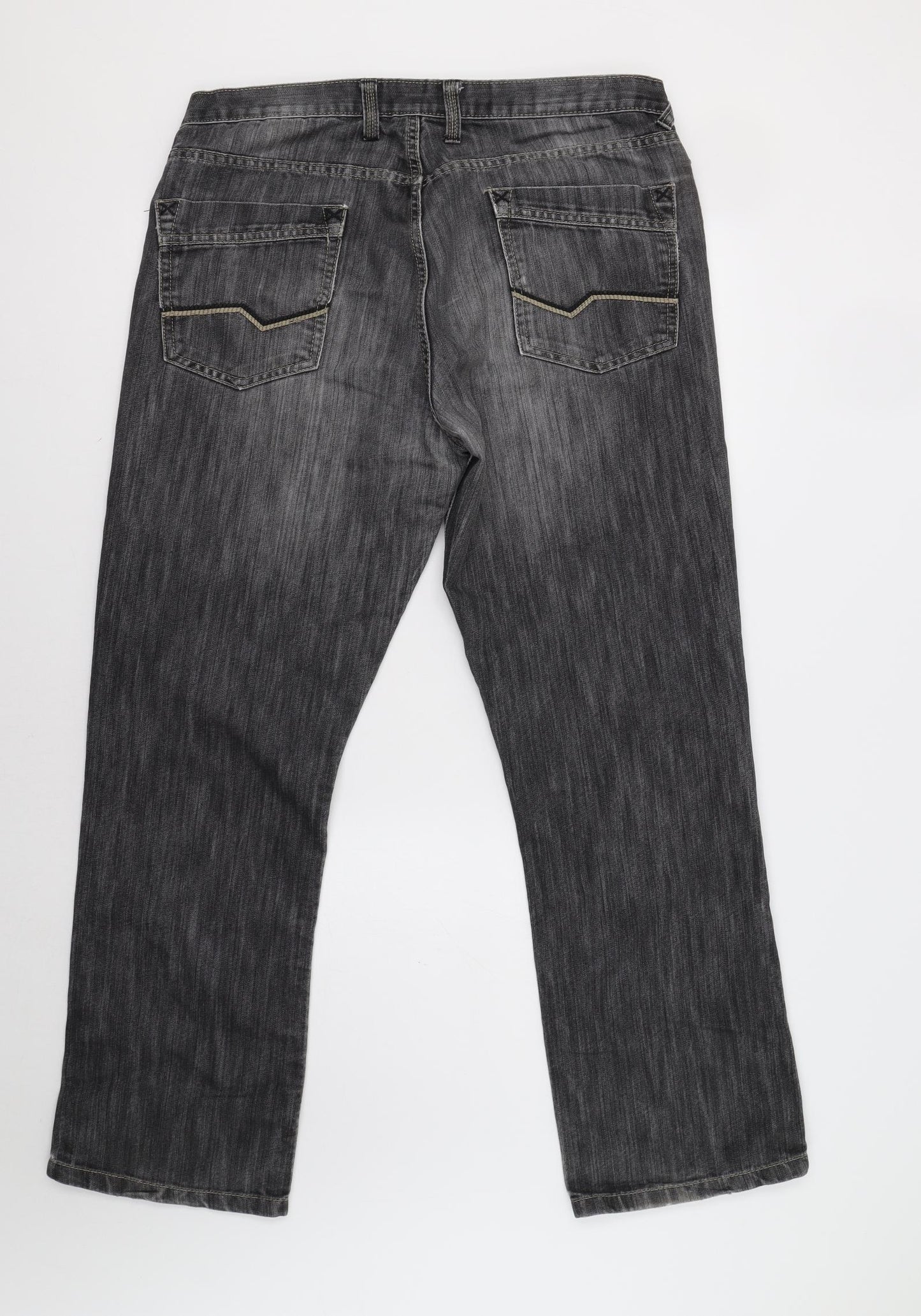Primark Mens Grey   Bootcut Jeans Size 38 L32 in