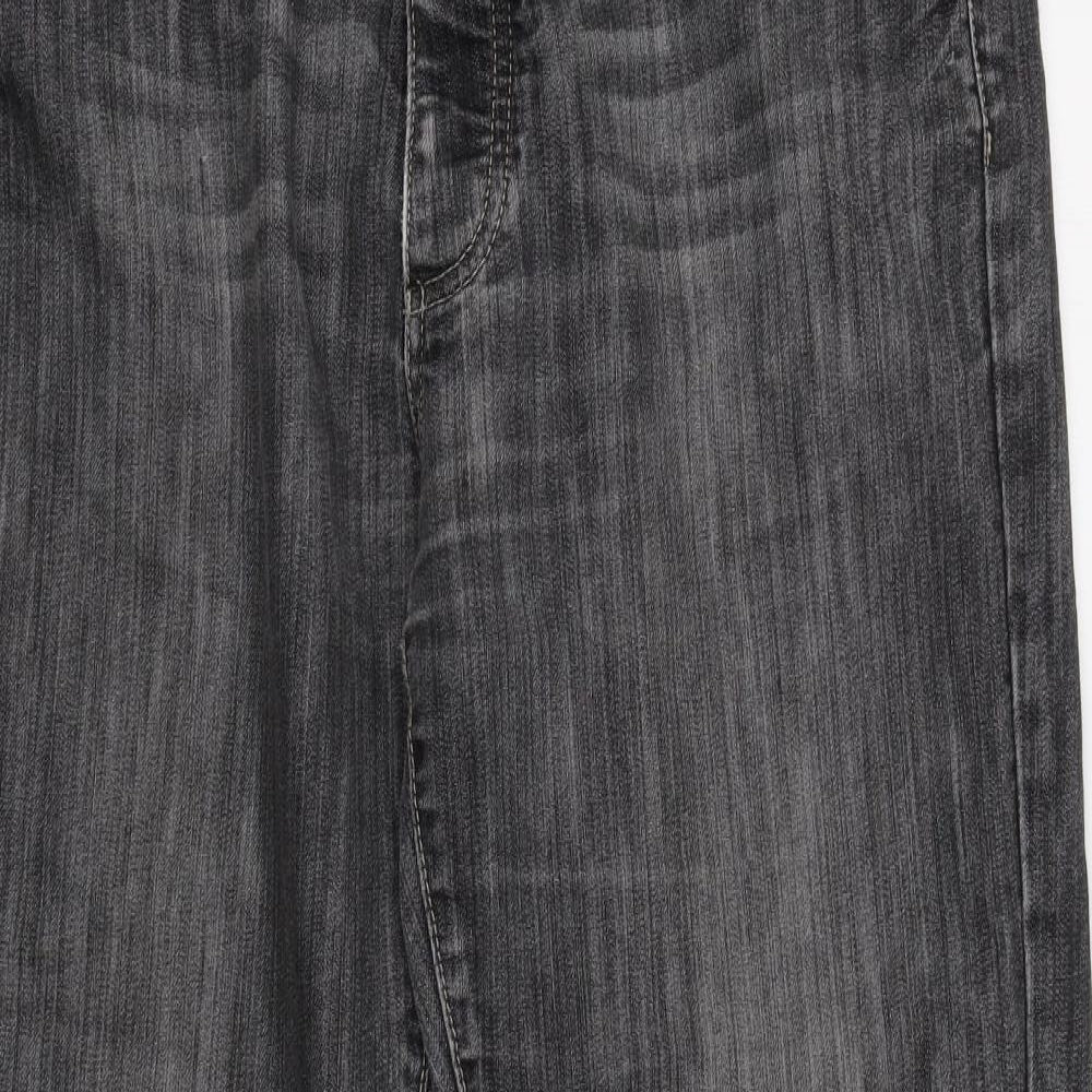 Primark Mens Grey   Bootcut Jeans Size 38 L32 in