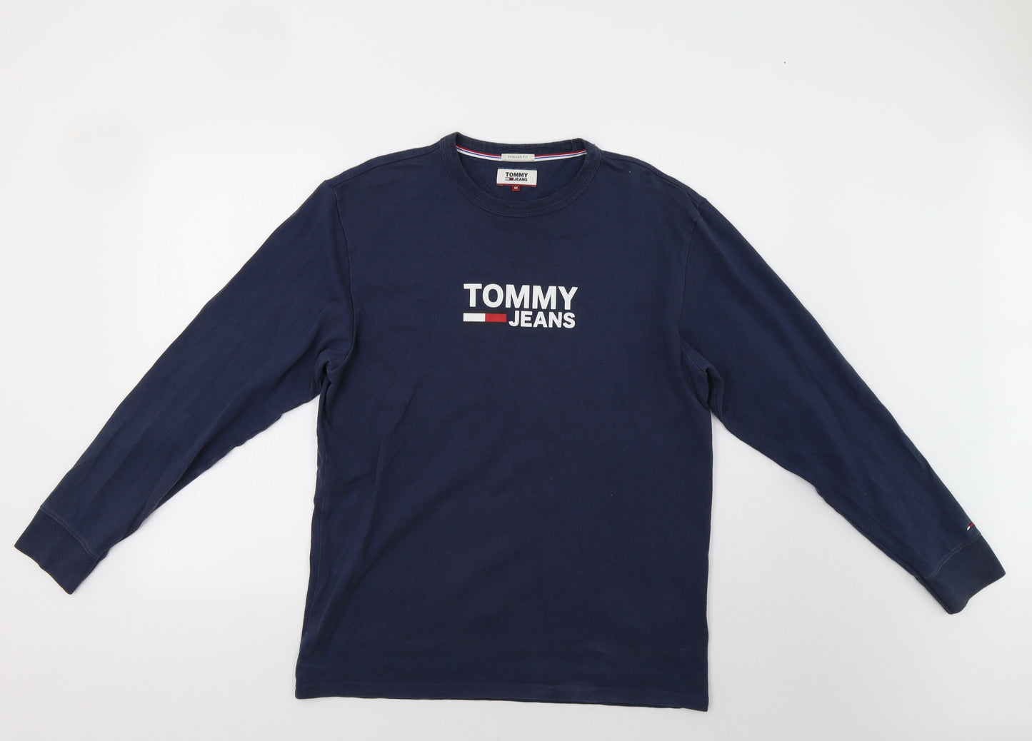 Tommy Jeans Mens Blue   Pullover Sweatshirt Size M