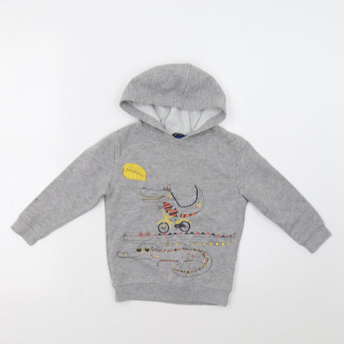 George Boys Grey   Pullover Hoodie Size 2-3 Years  - Crocodile