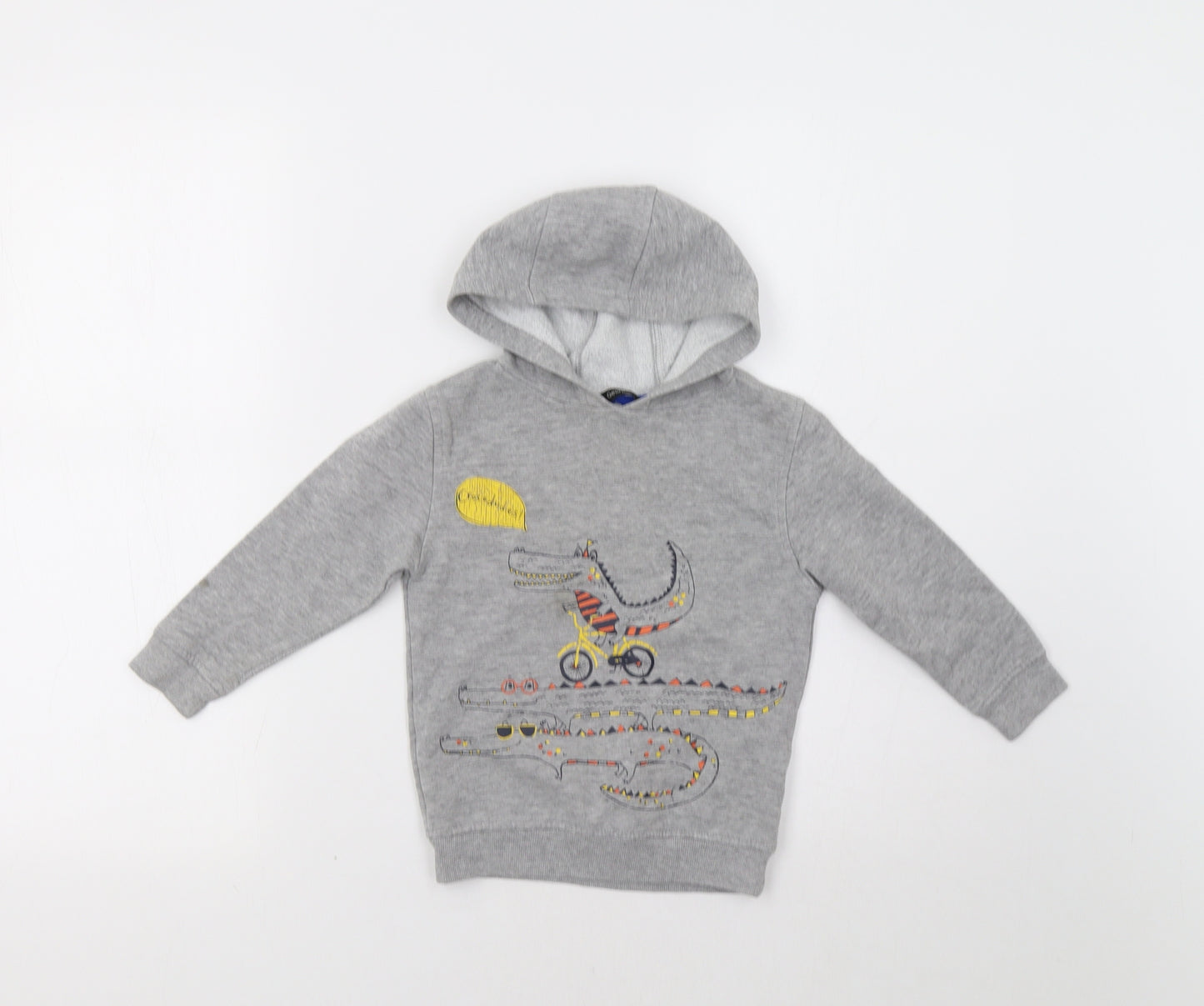 George Boys Grey   Pullover Hoodie Size 2-3 Years  - Crocodile