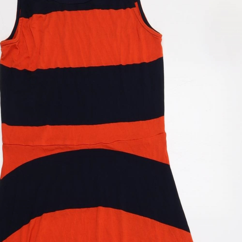 Roman Womens Red Striped  Maxi  Size 12