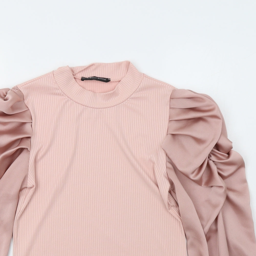 Cameo Rose Womens Pink   Basic Blouse Size M