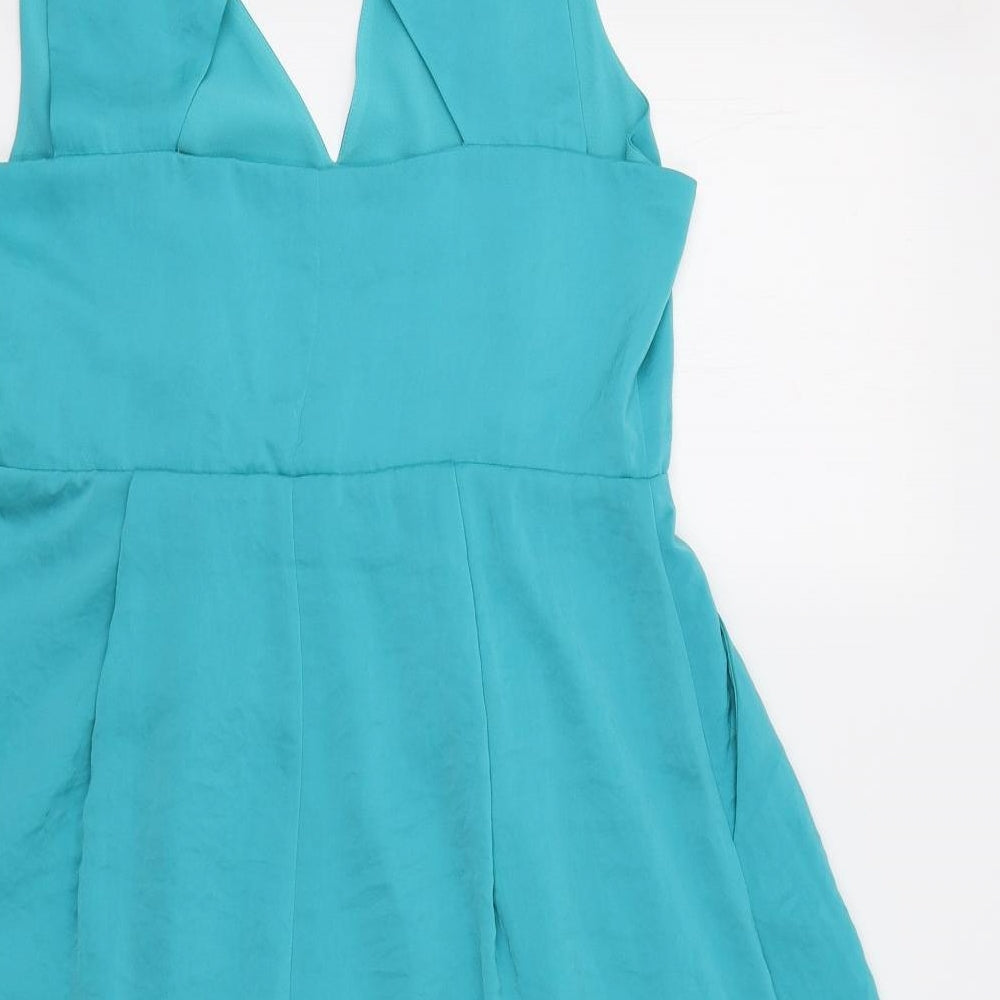Whistles Womens Green   Fit & Flare  Size 14