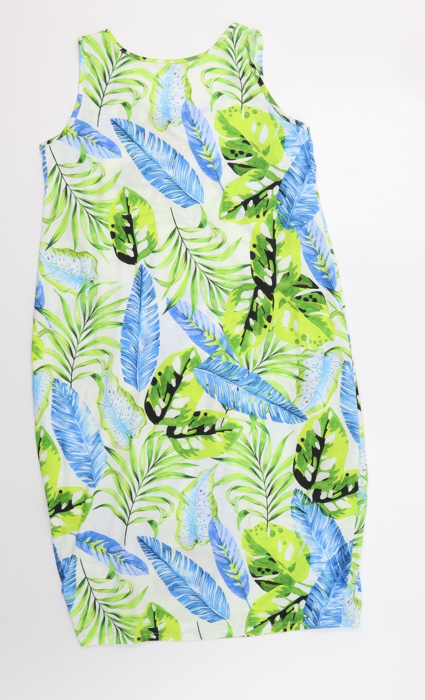 Roman Womens Green Floral  A-Line  Size 10