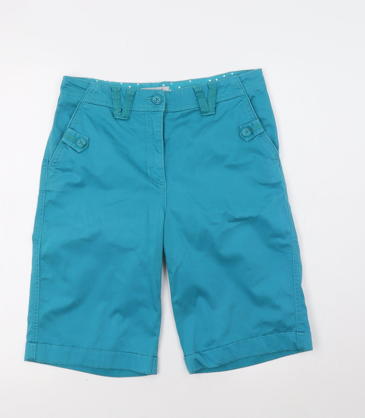 Per Una Womens Blue   Chino Shorts Size 8